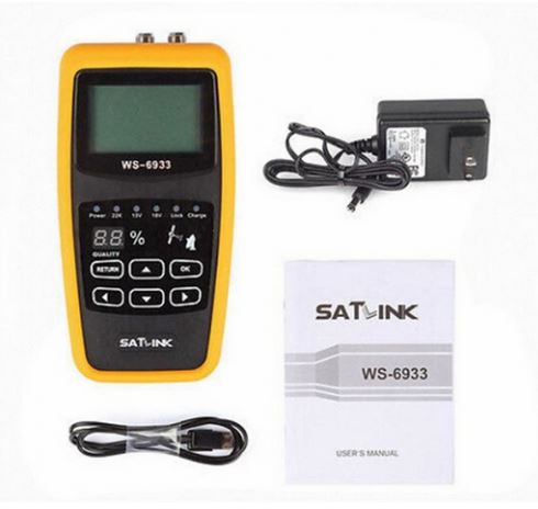 SatLink WS6933 DVB-S2 FTA Satellite Finder Meter